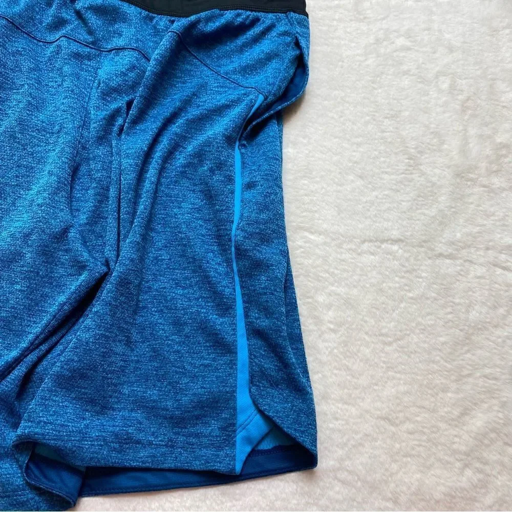 Adidas Blue Tone Pull On Athletic Shorts Size Medium